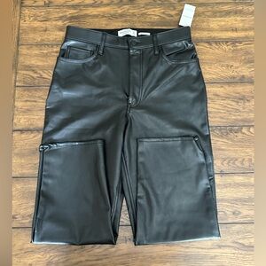 Abercrombie faux leather jeans